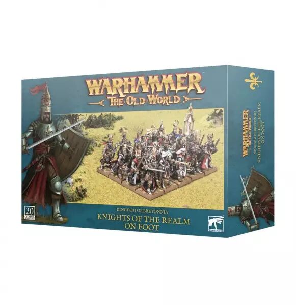 Royaume de Bretonnie - Chevaliers du Royaume � Pied - Warhammer the Old World