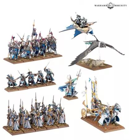 Royaumes Hauts Elfes : Colonne de Bataille (Battle March Army)  - Warhammer the Old World