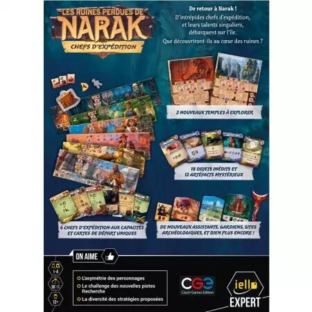 Ruines Perdues de Narak - Extension : Chefs d\'expédition