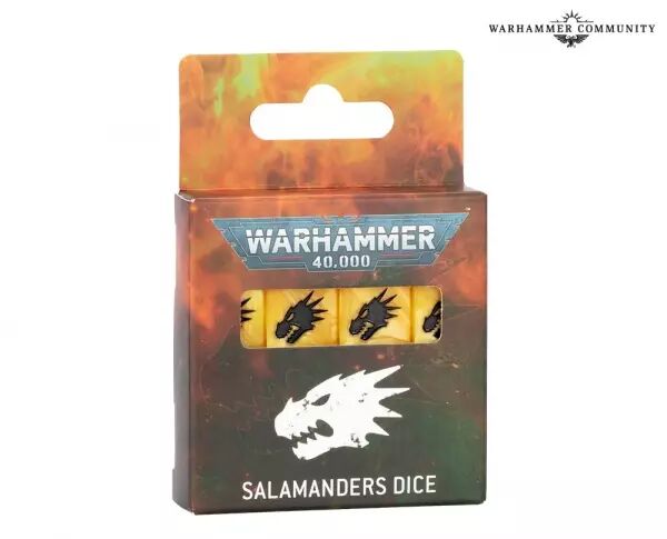 Salamanders : Set de d�s - Warhammer 40k