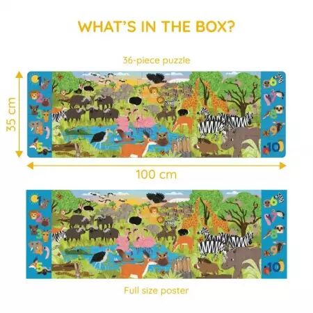 Savane Africaine - Puzzle XXL - Moritoys