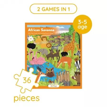 Savane Africaine - Puzzle XXL - Moritoys