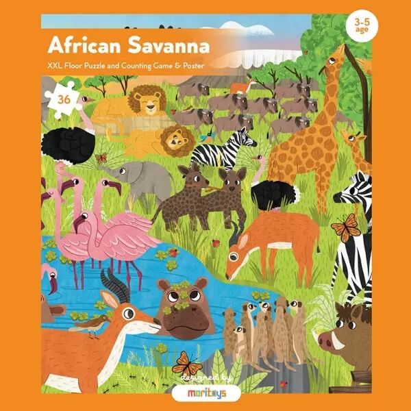 Savane Africaine - Puzzle XXL - Moritoys