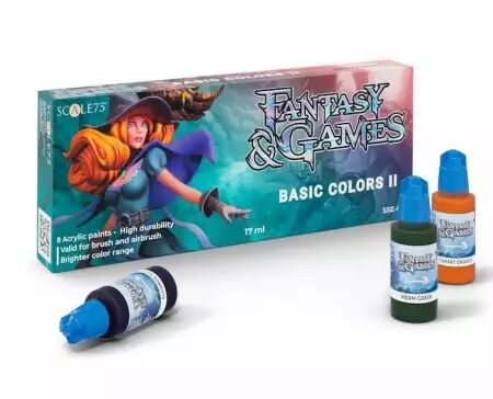Scale75 - Basic Colors Set II Fantasy & Games (8x17 mL)