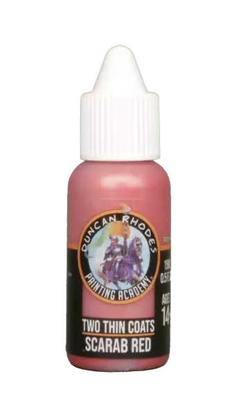 Scarab Red - Metallic - Two Thin Coats
