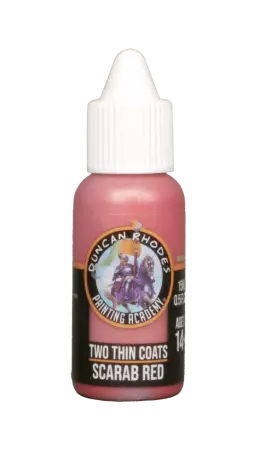 Scarab Red - Metallic - Two Thin Coats