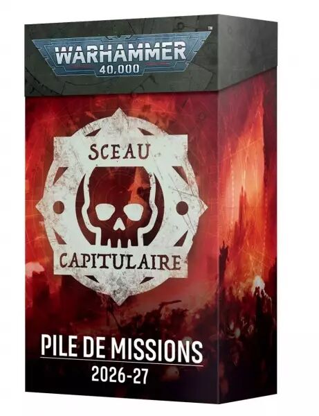 Sceau Capitulaire: Pile de Missions (Fran�ais) Edition 2026 - Warhammer 40k - Games Workshop