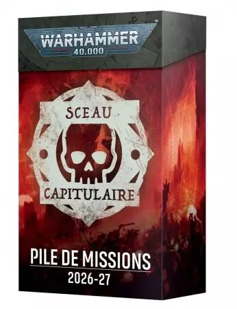 Sceau Capitulaire: Pile de Missions (Fran&ccedil;ais) Edition 2026 - Warhammer 40k - Games Workshop