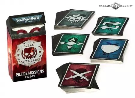 Sceau Capitulaire: Pile de Missions (Fran&ccedil;ais) Edition 2026 - Warhammer 40k - Games Workshop