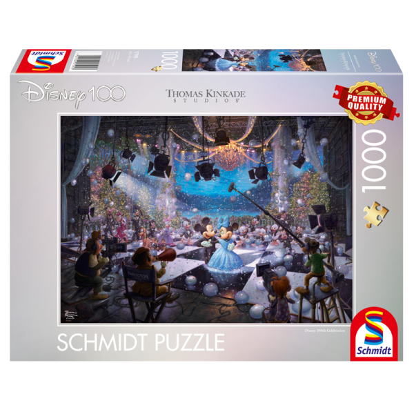 Puzzle 100 Ans Disney 1000 Pcs - Mosaïque Éd. Limitée - Le Cercle Du Jeu