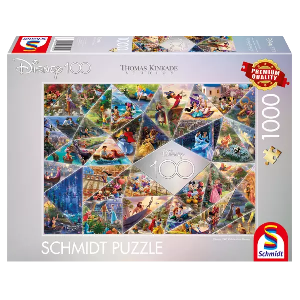 Schmidt - Puzzle 1000 pi�ces - Disney 100�me Anniversaire Mosa�que �dition Limit�e