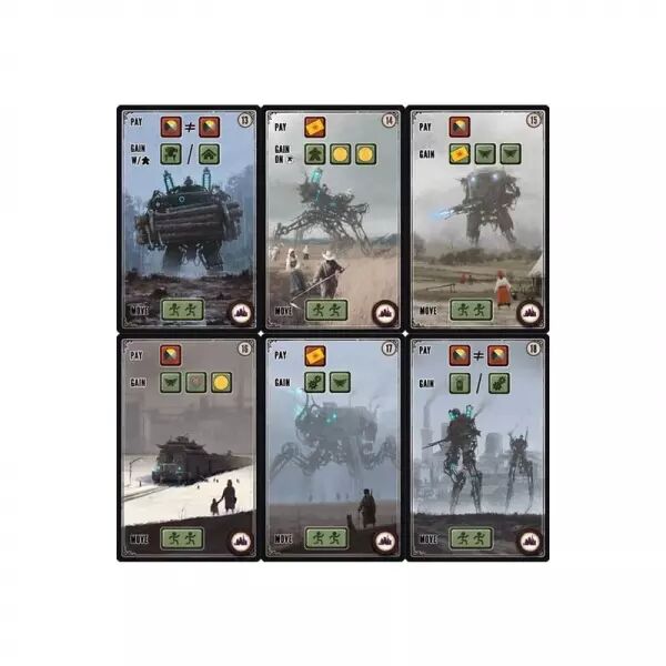 SCYTHE - Cartes Usine 13-18
