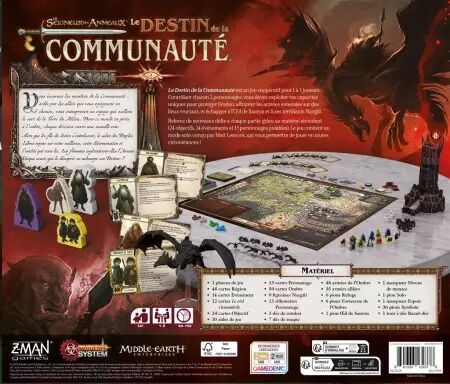 Seigneur des Anneaux : Le Destin de la Communauté - Pandemic System - Matt Leacock