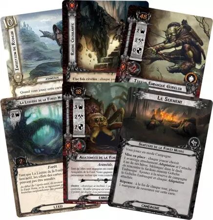 Seigneur des Anneaux JCE - Les Ténèbres de la forêt noire - Scénario