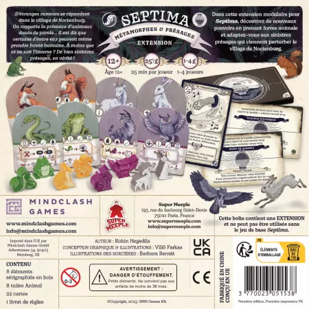 Septima - Extension Métamorphoses et Présages