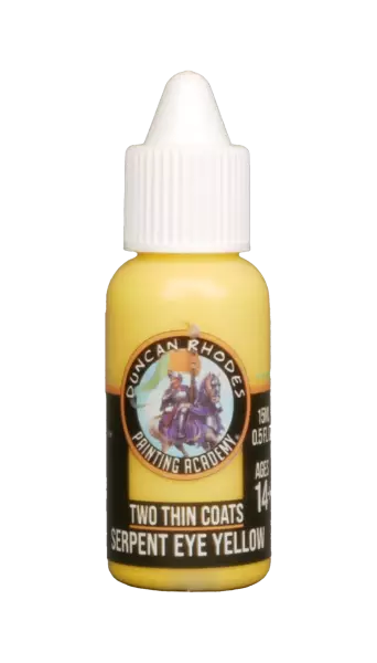 Serpent Eye Yellow - Shadow  - Two Thin Coats