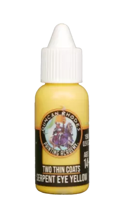 Serpent Eye Yellow - Shadow  - Two Thin Coats