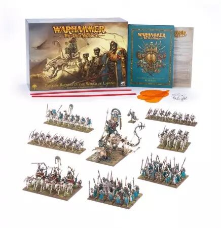 Set de Base Warhammer: The Old World  Core Set  Tomb Kings of Khemri Edition (Anglais)