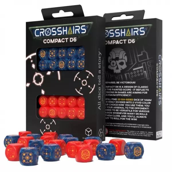 Set de d�s - Crosshairs - Plusieurs coloris