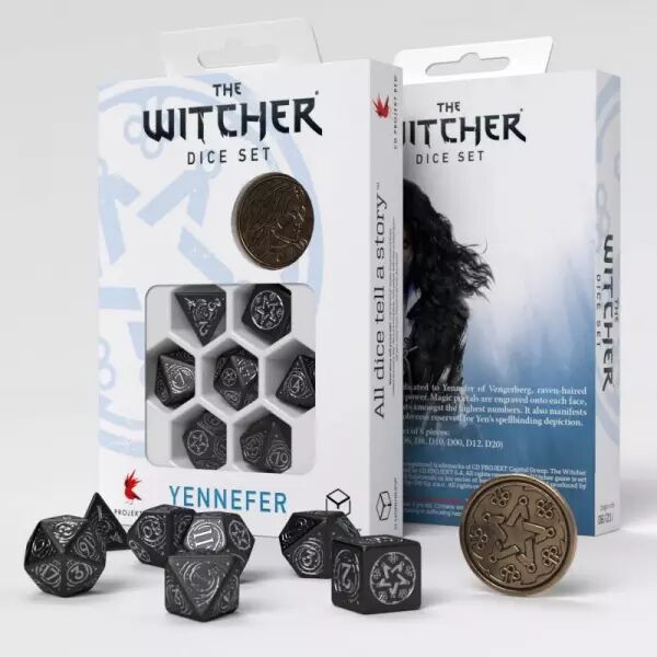Set de d�s The Witcher - Yennefer, L\'�toile d\'Obsidienne