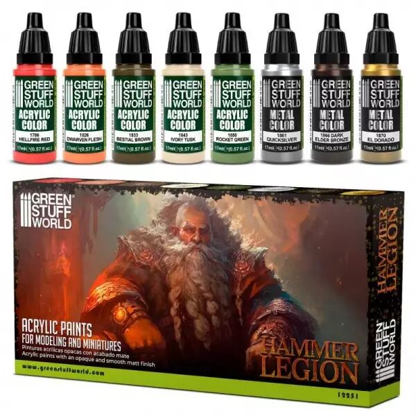 Set Peinture - Hammer Legion - Green Stuff World