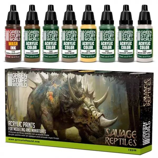 Set Peinture - Savage Reptiles - Green Stuff World