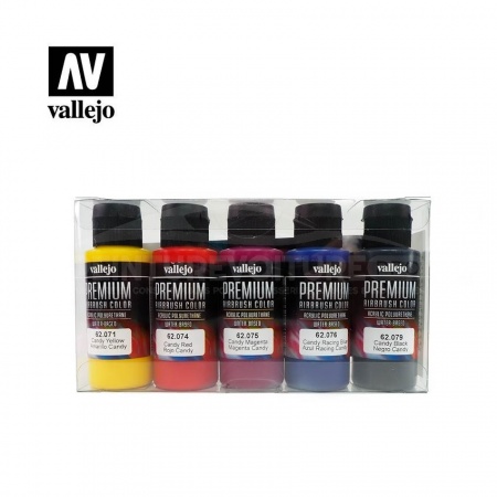 Set peinture Vallejo Premium - Couleurs Candy