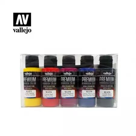 Set peinture Vallejo Premium - Couleurs Candy