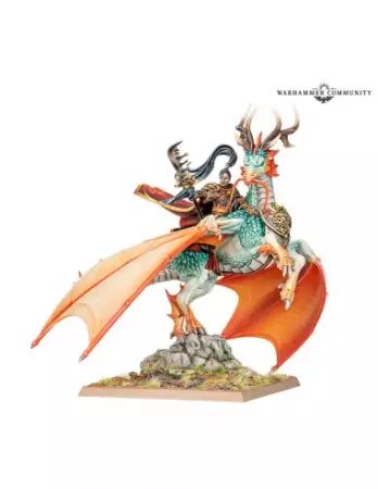 Shugengan Lord on Great Spirit Longma : Battalion - Warhammer The Old World