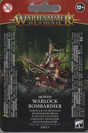 Skavens - Warlock Bombardier (Saboteur Technomage )- Warhammer Age of Sigmar