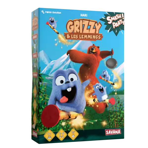 Smash Party - Grizzy & les Lemmings  - Fabien Chevillon - Savana