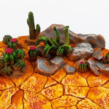 Socle : Dry Lands 100Mm - Wargrounds