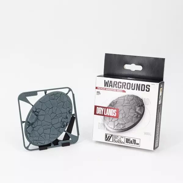 Socle : Dry Lands 105X70Mm - Wargrounds