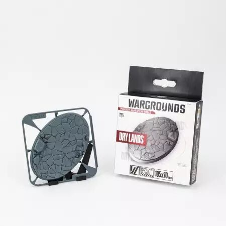 Socle : Dry Lands 105X70Mm - Wargrounds