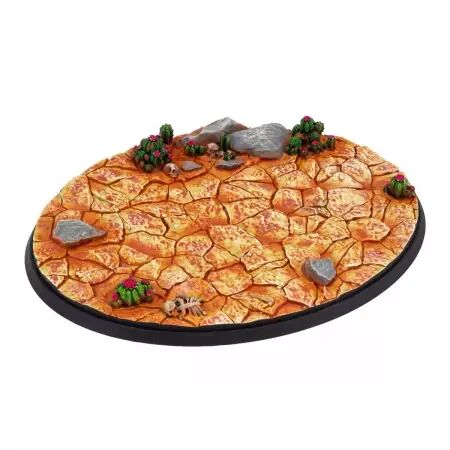 Socle : Dry Lands 120X92Mm - Wargrounds