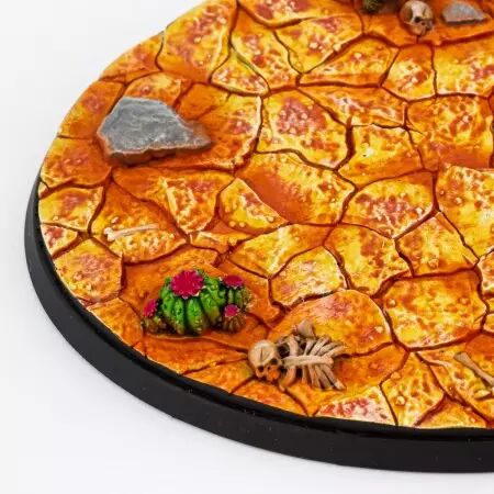 Socle : Dry Lands 120X92Mm - Wargrounds