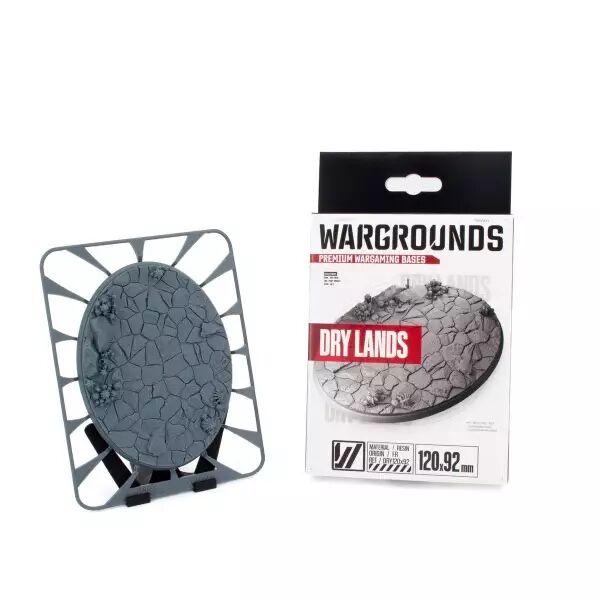 Socle : Dry Lands 120X92Mm - Wargrounds
