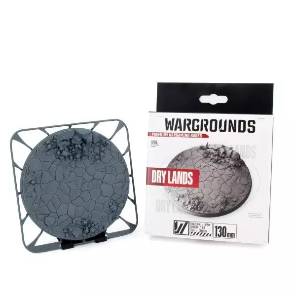 Socle : Dry Lands 130Mm - Wargrounds
