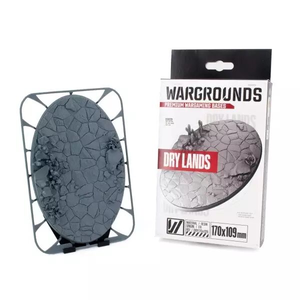 Socle : Dry Lands 170X109Mm - Wargrounds