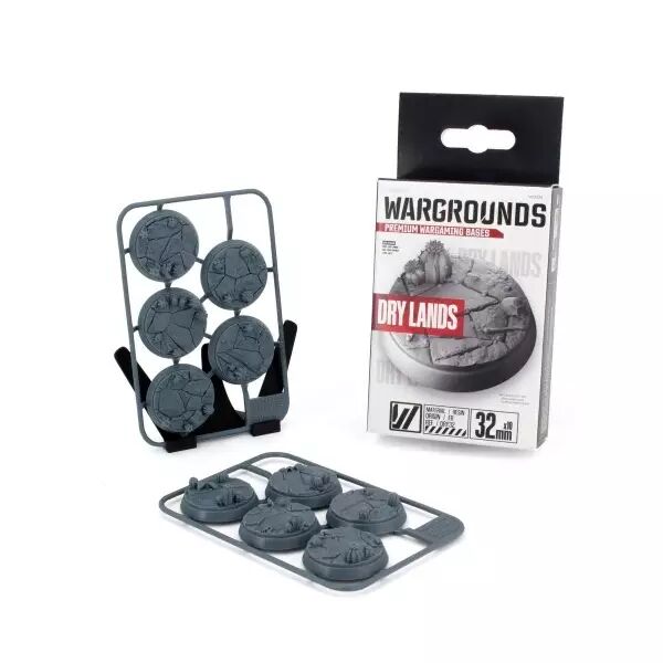 Socle : Dry Lands 32Mm - Wargrounds