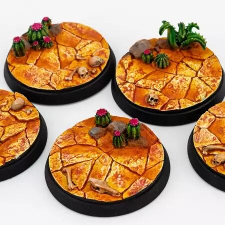 Socle : Dry Lands 40Mm - Wargrounds