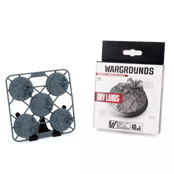 Socle : Dry Lands 40Mm - Wargrounds