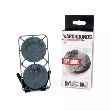 Socle : Dry Lands 60Mm - Wargrounds