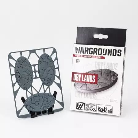 Socle : Dry Lands 75X42Mm - Wargrounds