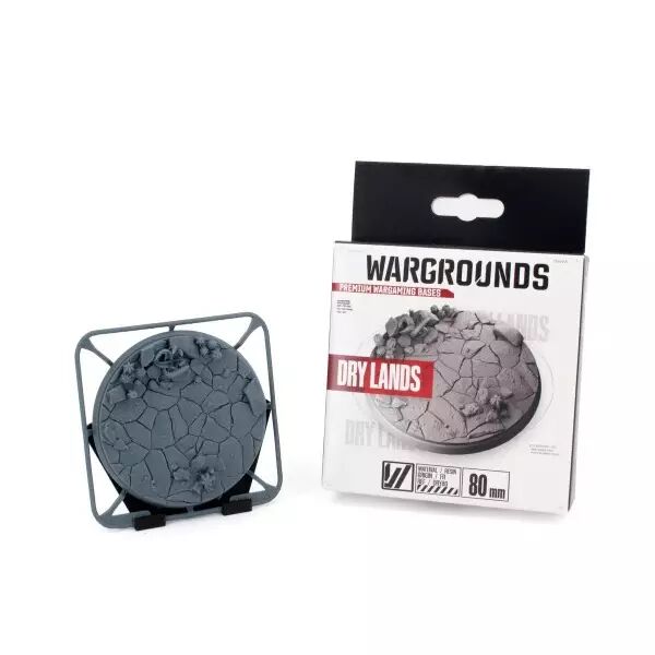 Socle : Dry Lands 80Mm - Wargrounds