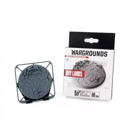 Socle : Dry Lands 80Mm - Wargrounds