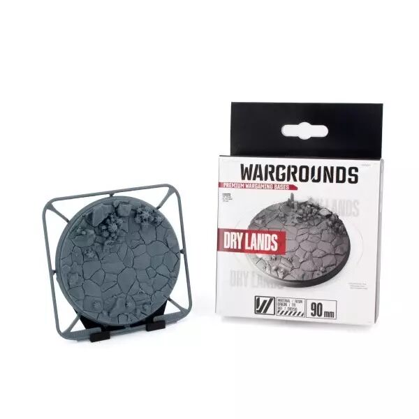 Socle : Dry Lands 90Mm - Wargrounds