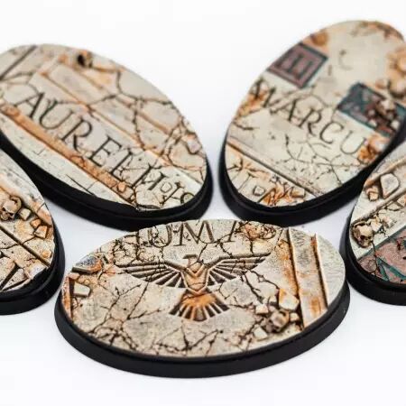 Socle : Fallen Empire 60X35Mm - Wargrounds