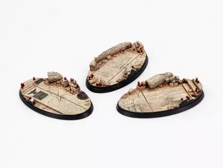 Socle : Fallen Empire 90X52Mm - Wargrounds