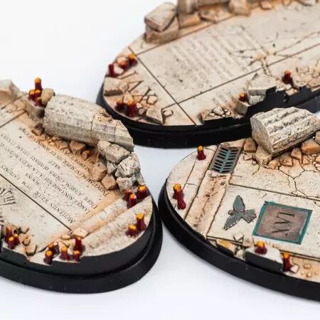 Socle : Fallen Empire 90X52Mm - Wargrounds